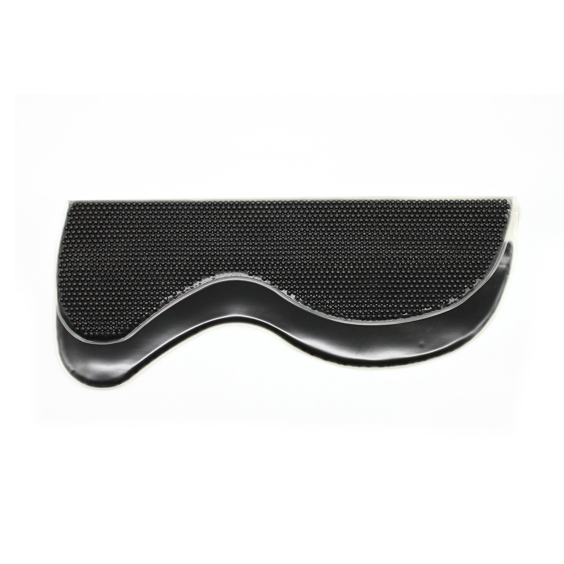 Black coloured saddle pad design for specifically for horses comfort size large