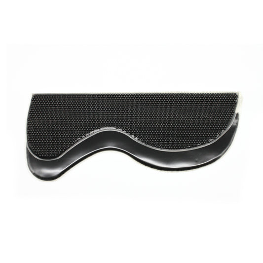 Black coloured saddle pad design for specifically for horses comfort size large