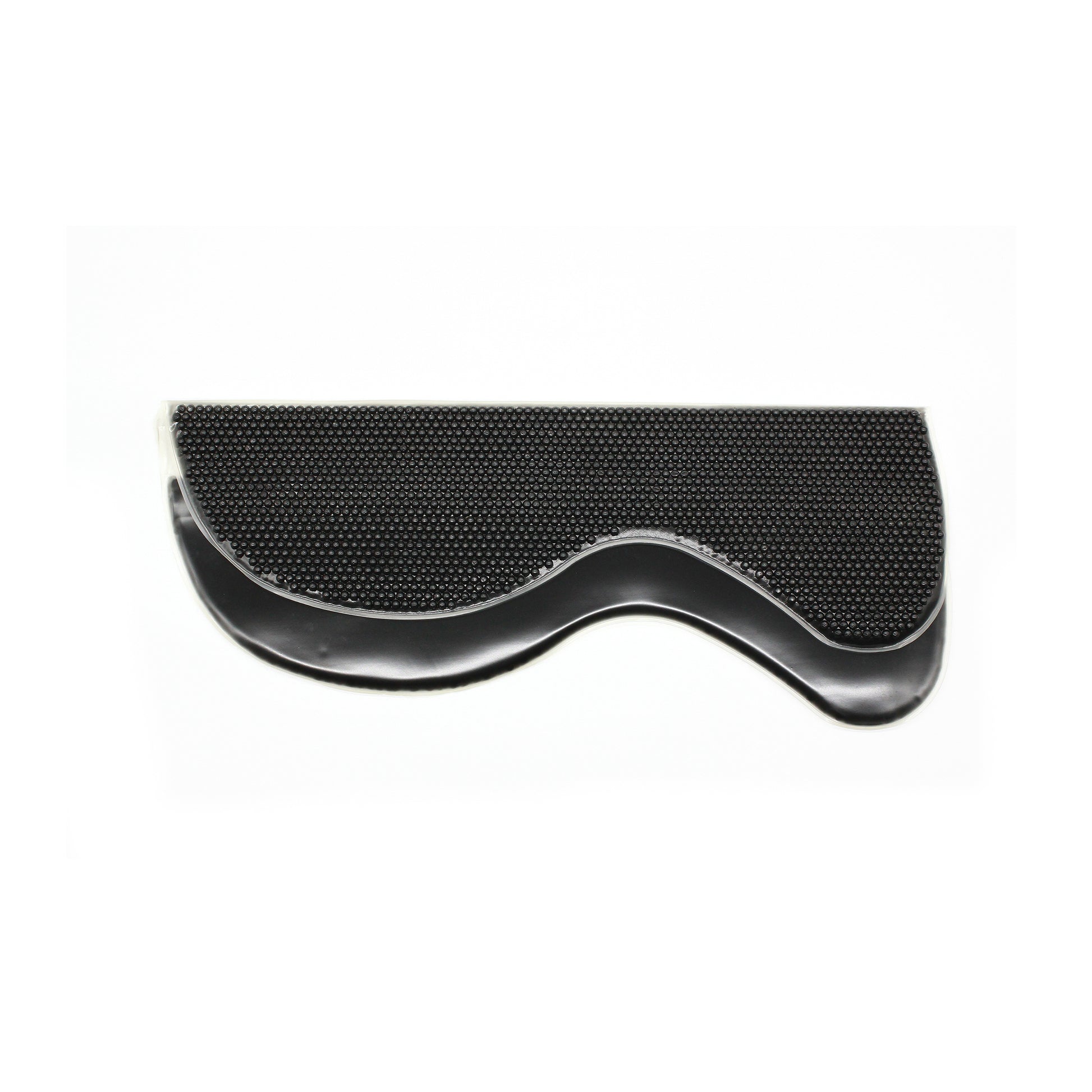 Black coloured saddle pad design for specifically for horses comfort size medium