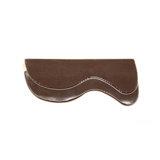 Coffee brown VIP Saddle pad for horses size medium
