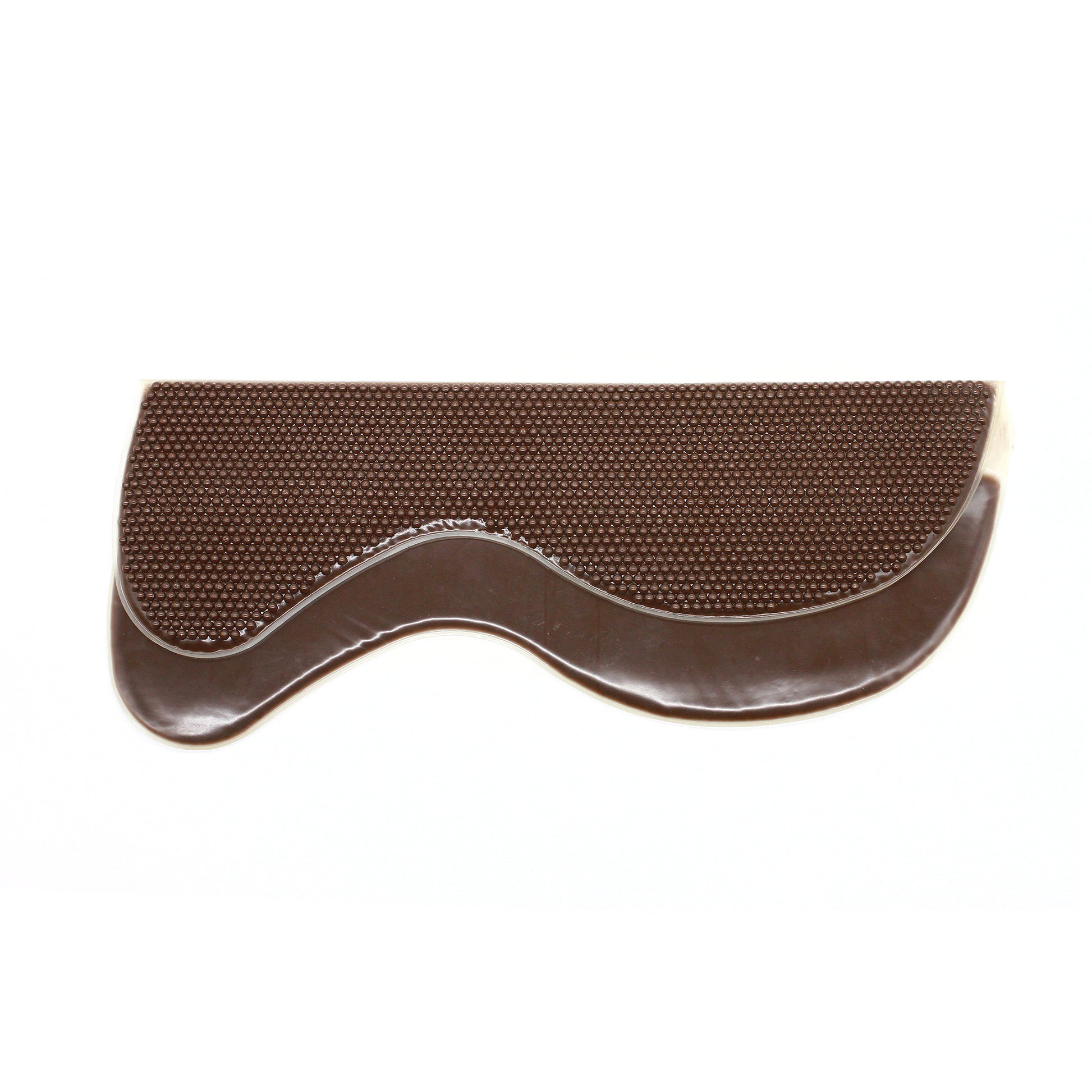 A brown saddle pad designed for horses, the VIP pad