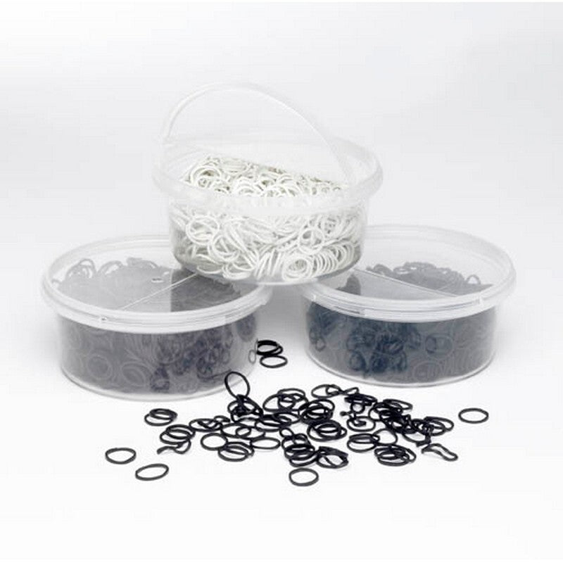 Lincoln Plaiting Bands - White Tub