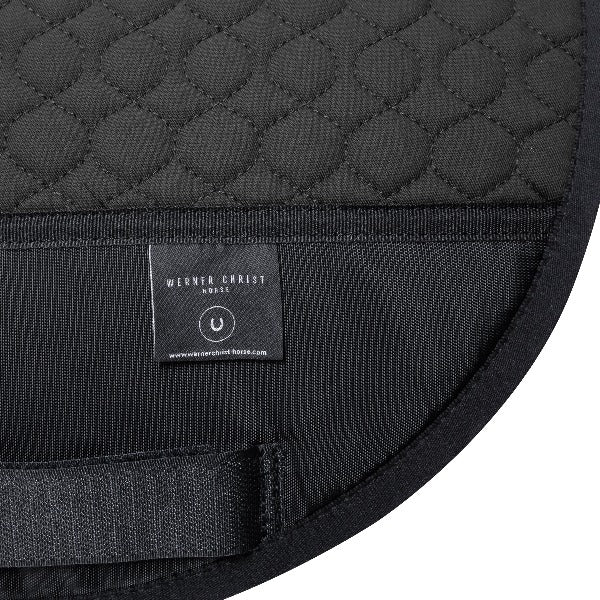 Sheepskin Dressage Numnahs - Half lined with 1/4 Border