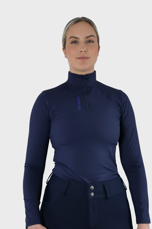 Classic Riding Baselayer - Navy