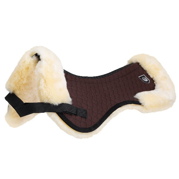 Sheepskin Half Pads - Spine Free with Border