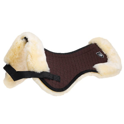 Sheepskin Half Pads - Spine Free with Border
