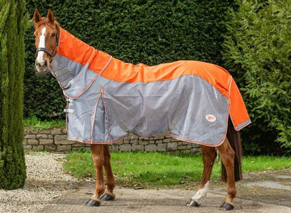 Fly Turnout Combination Rug - Orange
