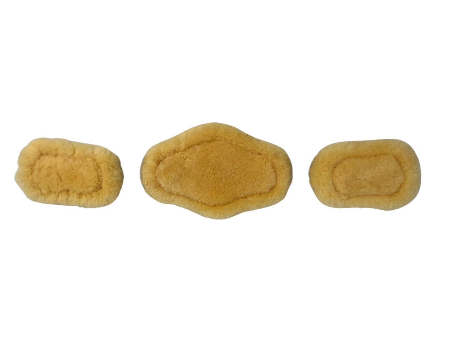 Correct Connect Removable Genuine Sheepskin Pads for Short Comfort Girth