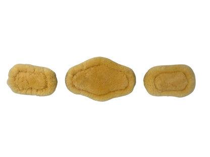 Correct Connect Removable Genuine Sheepskin Pads for Short Comfort Girth