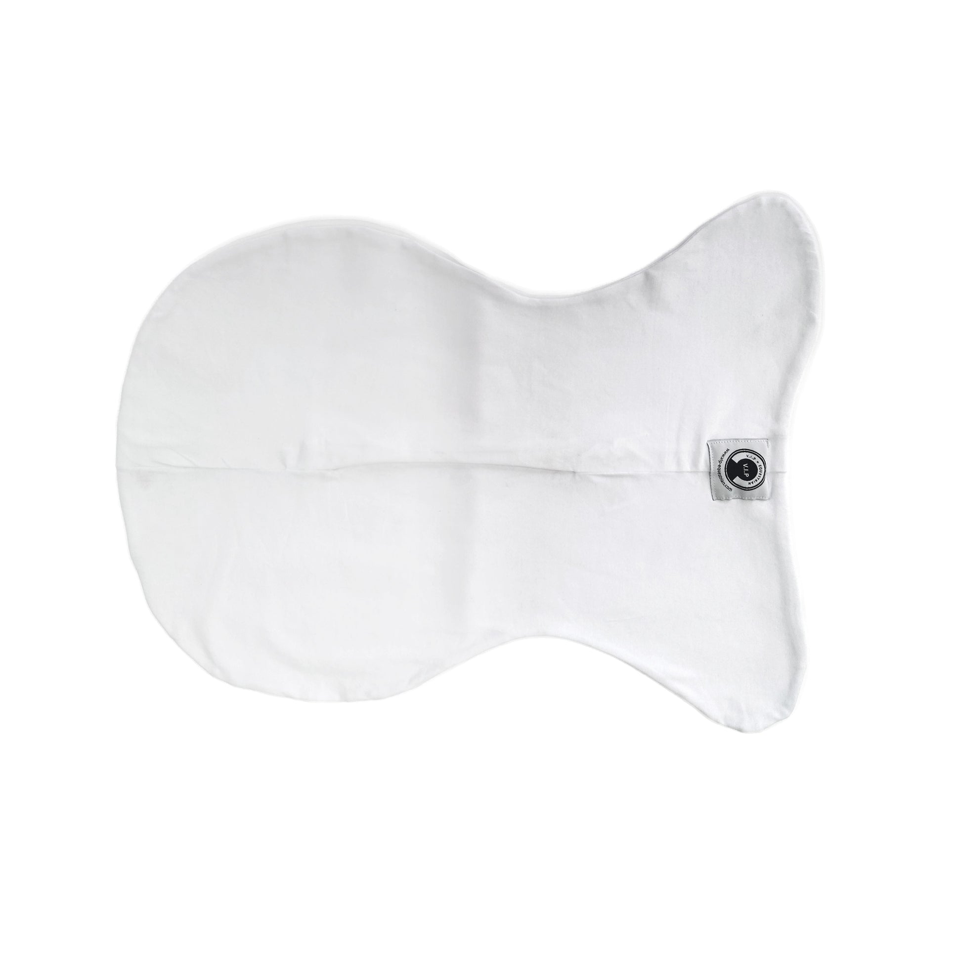 white VIP saddle cover for horses and ponies