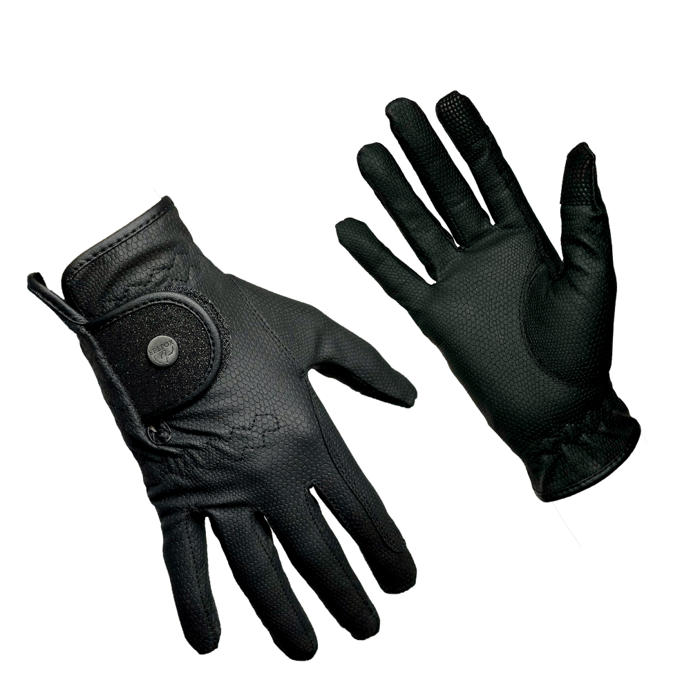 FX Pro Sparkly Riding Gloves - Black