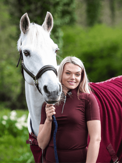 FX Supa-Soft Short Sleeve Base Layer - Burgundy
