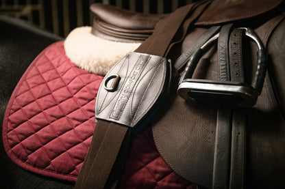Tapestry leather long girth