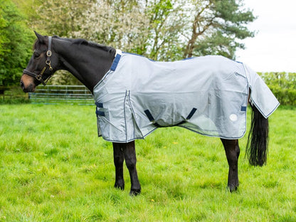 Nylon Fly Cool Rug - Grey/Navy