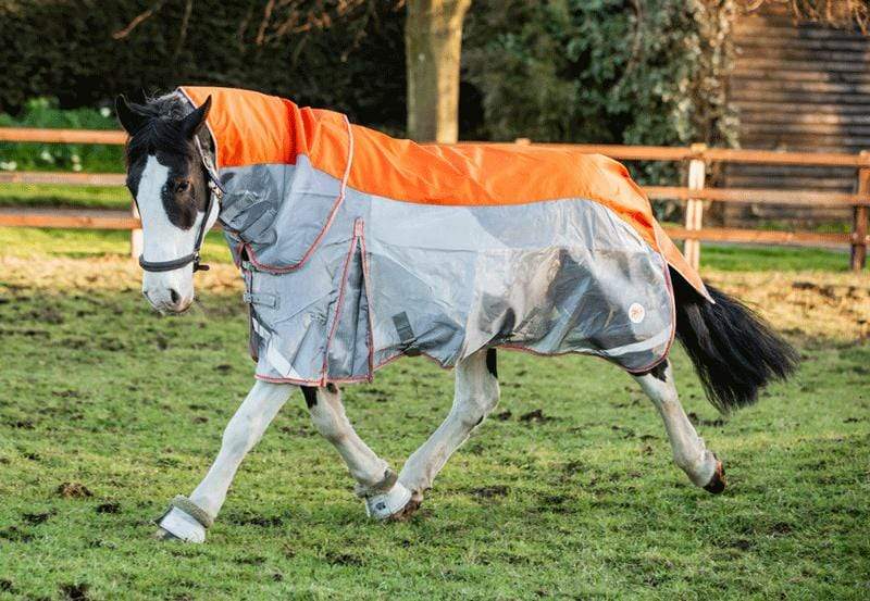 Fly Turnout Combination Rug - Orange