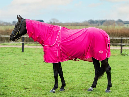 Mesh Fly Rug - Pink